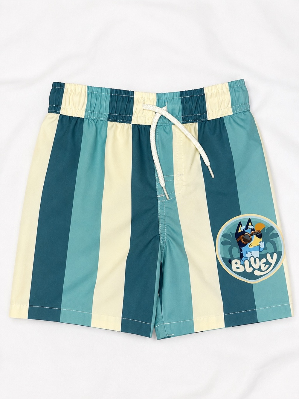 Bluey Boys Striped Swim Trunks Size 3T NWT